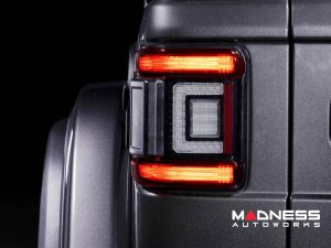Jeep Wrangler JL LED Tail Lights - XB LED Series - Morimoto - Low Profile - Red Jeep Wrangler JL LED Tail Lights - XB LED Series - Morimoto - Low Profile - Red